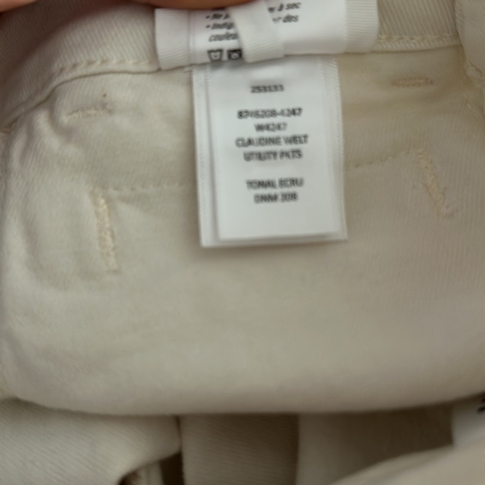 NWT Paige Claudine Ecru 23 - Picture 6 of 9